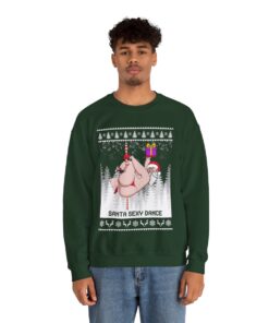 Santa Sexy Dance Christmas Sweatshirt For Men