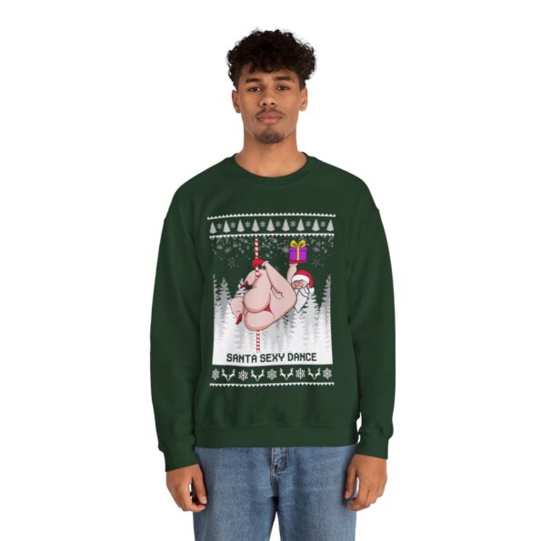 Santa Sexy Dance Christmas Sweatshirt For Men