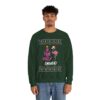 Funny Jolly Flamingo Christmas Sweatshirt For Men