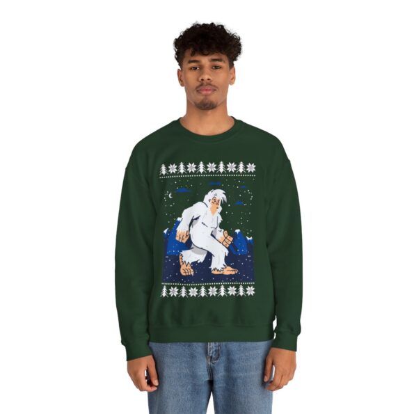 Yeti Abominable Snowman Christmas Sweatshirt For Men