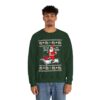 Santa Ho Ho Hold My Beer Christmas Sweatshirt For Men