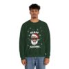 Black Santa Merry Xmas Christmas Sweatshirt For Men