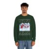 Canadian Hockey Game With Santa Christmas Crewneck Sweatshirt