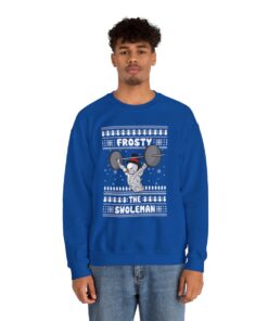 Swoleman Frosty Ugly Xmas Sweatshirt Adults