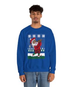 Golfer Santa Ugly Xmas Sweatshirt