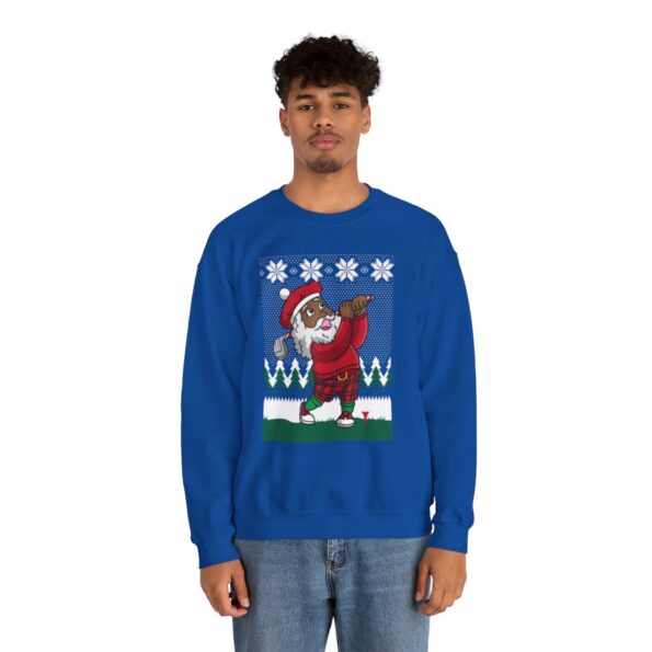 Golfer Santa Ugly Xmas Sweatshirt