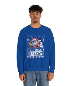 Big Nick Energy Christmas Sweatshirt Ugly