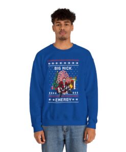 Big Nick Energy Funny Santa Christmas Ugly Xmas Sweatshirt