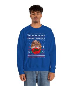 All I Want For Christmas Is Dickmas Ugly Xmas Sweatshirt Naughty