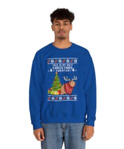 Capybara Christmas Tree Ugly Xmas Sweatshirt