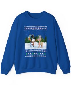 Snowman Reindeer Ugly Xmas Sweatshirt Unisex