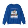 Santa Reindeers Playing Cards Ugly Xmas Sweatshirt Unisex