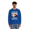 Nogged Out Santa Drinking Eggnog Ugly Xmas Sweatshirt