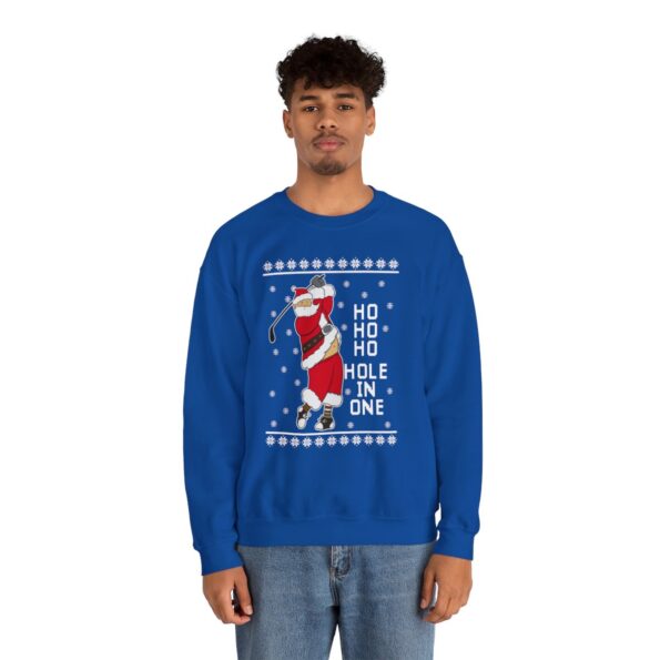 Ho Ho Ho Hold In One Santa Ugly Xmas Sweatshirt