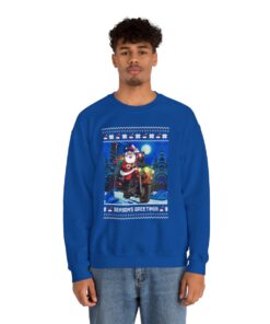 Season's Greeting Santa Ugly Xmas Sweatshirt