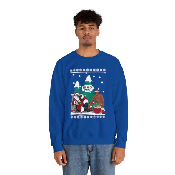 Big Nick Energy Santa Barry Wood Ugly Xmas Sweatshirt
