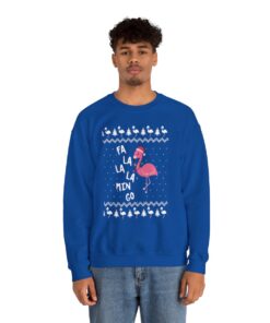 Fa La La Flamingo Ugly Xmas Sweatshirt