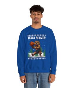 Team Beaver Ugly Xmas Sweatshirt