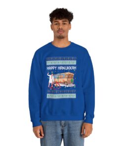 Cousin Eddie Happy Hanukkah Shitters Full Ugly Xmas Sweatshirt