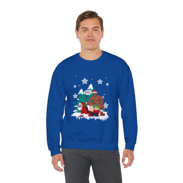 Naughty Santa Barry Wood Ugly Xmas Sweatshirt