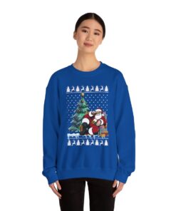 Alternative view of Big Nick Energy Santa Ugly Christmas Sweatshirt For Unisex