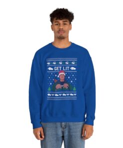 Get Lit With Clark Griswold Ugly Xmas Sweatshirt