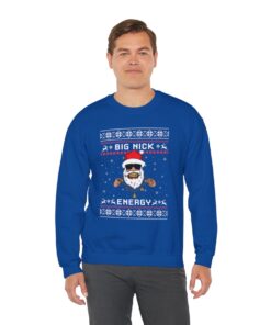 Big Nick Santa Energy Ugly Christmas Sweatshirt For Unisex