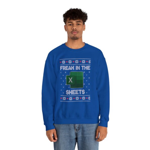 Freak In The Sheets Ugly Xmas Sweatshirt Unisex