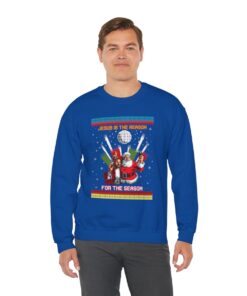 Jesus Is The Reason For The Season Ugly Christmas Sweatshirt For Unisex