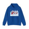 Canadian Hockey Game With Santa Christmas Hoodie For Adults