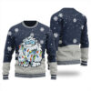 Adorable Yeti Christmas Sweater Navy