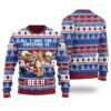 All I Want For Christmas Is Beer Ugly Christmas Sweater Royal