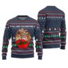 All I Want For Christmas Is Dickmas Ugly Christmas Sweater Dirty Navy