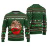 All I Want For Christmas Is Dickmas Ugly Sweater Naughty Forest Green