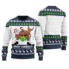 Barry Wood Christmas Funny Ugly Christmas Sweater Navy
