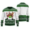 Barry Wood Christmas Funny Ugly Sweater Forest Green