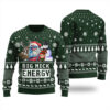 Big Nick Energy Christmas Sweater Forest Green