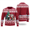 Big Nick Energy Ugly Christmas Sweater Cardinal Red