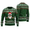 Big Nick Energy Ugly Christmas Sweater Forest Green