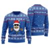 Big Nick Energy Ugly Christmas Sweater Royal