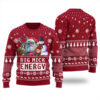 Big Nick Energy Ugly Sweater Cardinal Red