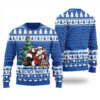 Big Nick Santa Energy Ugly Christmas Sweater Royal