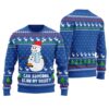Can Someone Blow My Nose Funny Snowman Ugly Sweater Royal