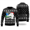 Christmas Miracles Funny Ugly Christmas Sweater Black