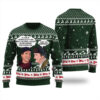 Clark And Eddie Christmas Vacation Ugly Sweater Forest Green