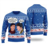 Clark Griswold Cousin Eddie Christmas Sweater Royal