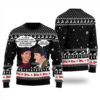 Clark Griswold Cousin Eddie Ugly Christmas Sweater Black