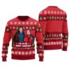 Cousin Eddie Ugly Christmas Sweater Cardinal Red