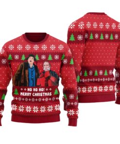 Cousin Eddie Ugly Christmas Sweater Cardinal Red