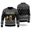 Cute Rein Beer Ugly Christmas Sweater Black